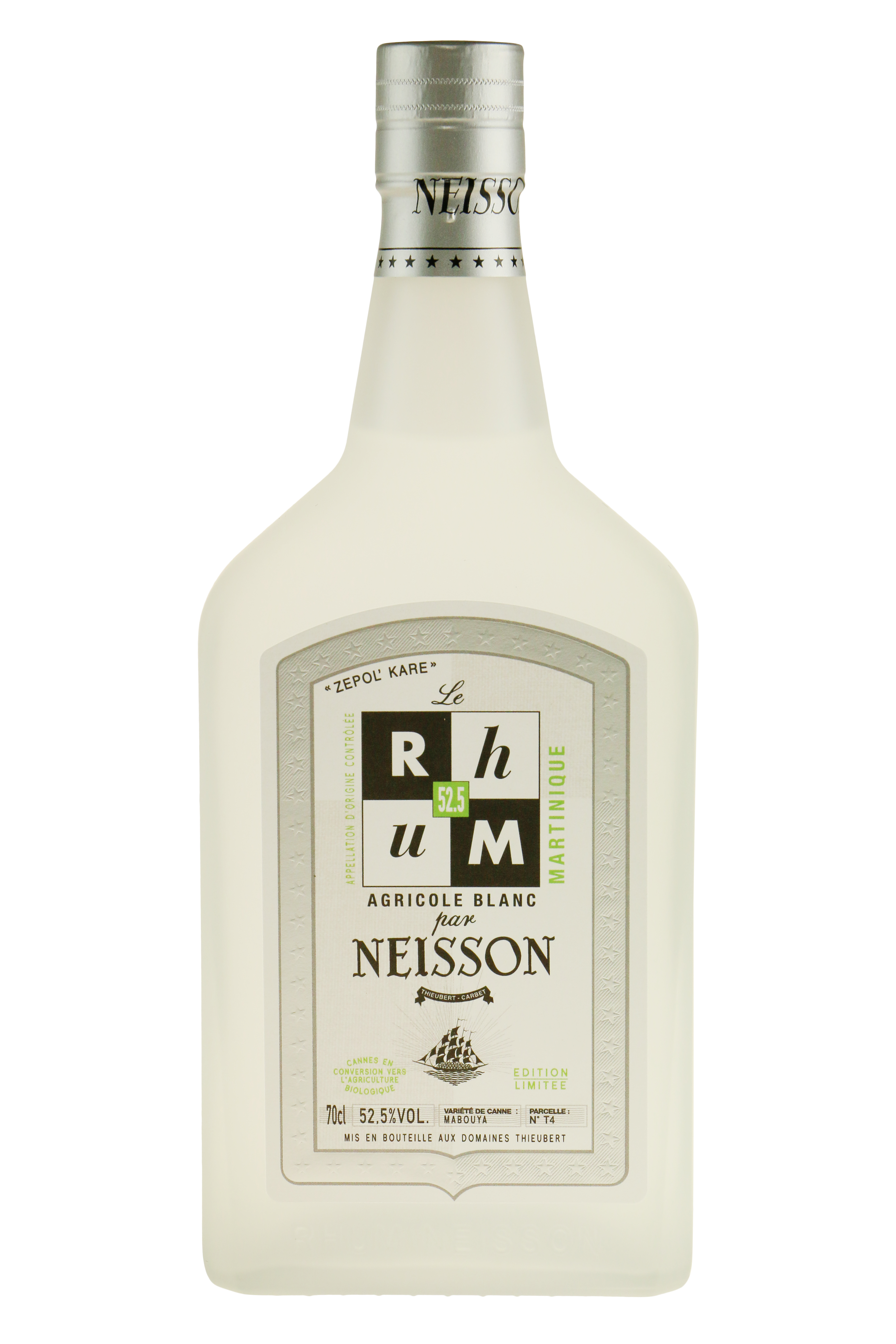 RHUM NEISSON BLANC Zepol kare 70CL 52.5