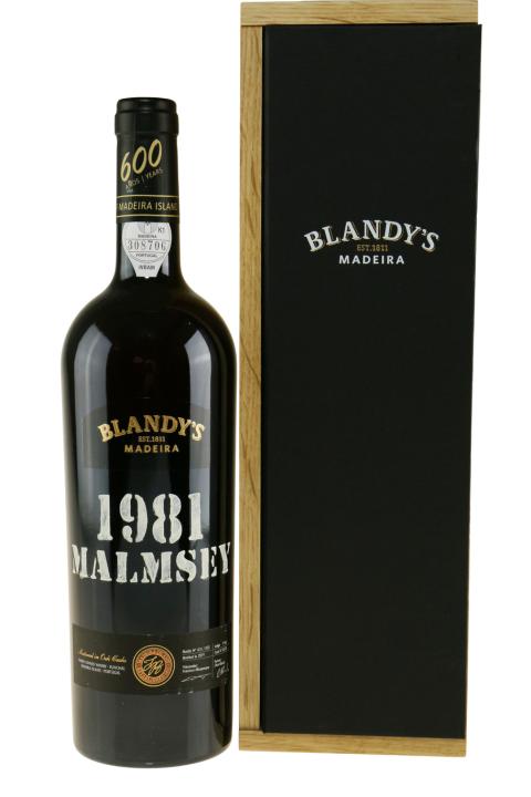 Blandy's Vintage Malmsey 1981 Bottled 2019 Madeira Blandy's Vintage Malmsey 1981 Bottled 2019 Madeira