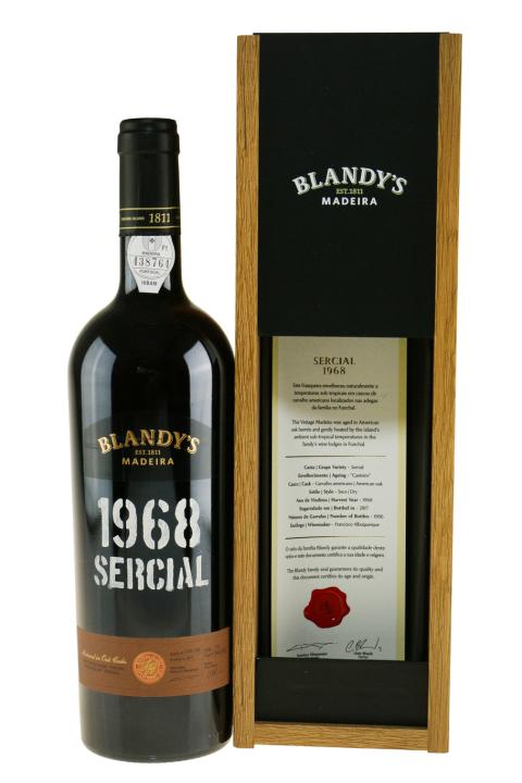 Blandy's Vintage Sercial 1968 Bottled 2017 Madeira