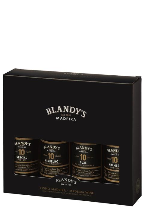 Blandy's 4 pack 10 years Madeira - Madeira Blandy's 4 pack 10 years Madeira - Madeira
