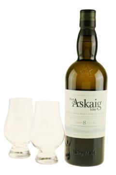 Port Askaig 8 years med 2 glas - Whisky - Single Malt