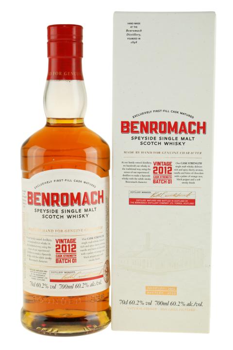 Benromach Vintage Cask Strength Batch 1 2022 Whisky - Single Malt