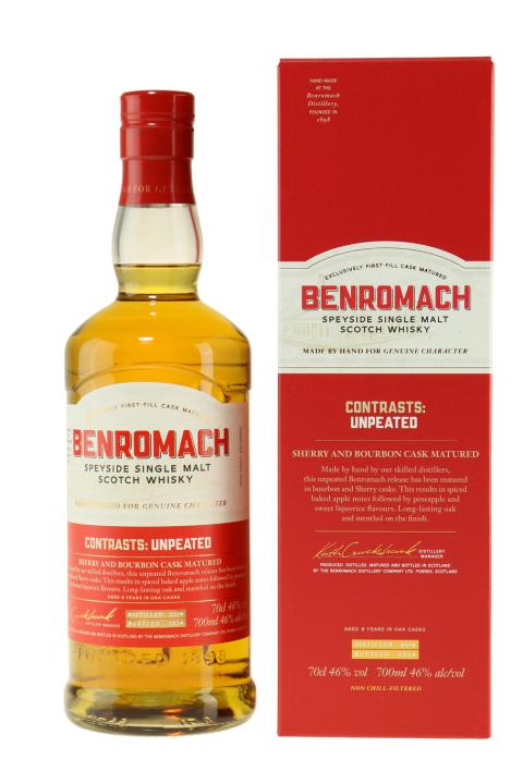 Benromach Contrasts: Unpeated Vintage 2014 Whisky Benromach Contrasts: Unpeated Vintage 2014 Whisky