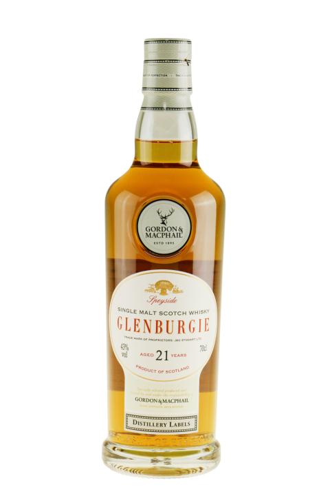 Glenburgie Distillery Labels 21 Years Old Whisky - Single Malt