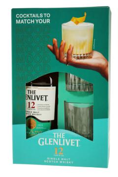 Glenlivet 12 Years Double Oak Giftpack med 2 glas - Whisky - Single Malt