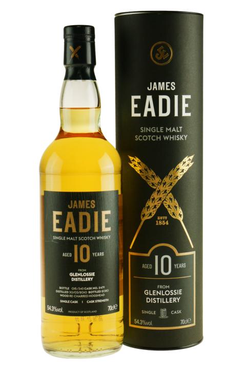 Glenlossie James Eadie 10 Years Old Whisky - Single Malt