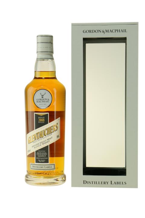 Glentauchers Distillery Labels Vintage 2008 Whisky Glentauchers Distillery Labels Vintage 2008 Whisky