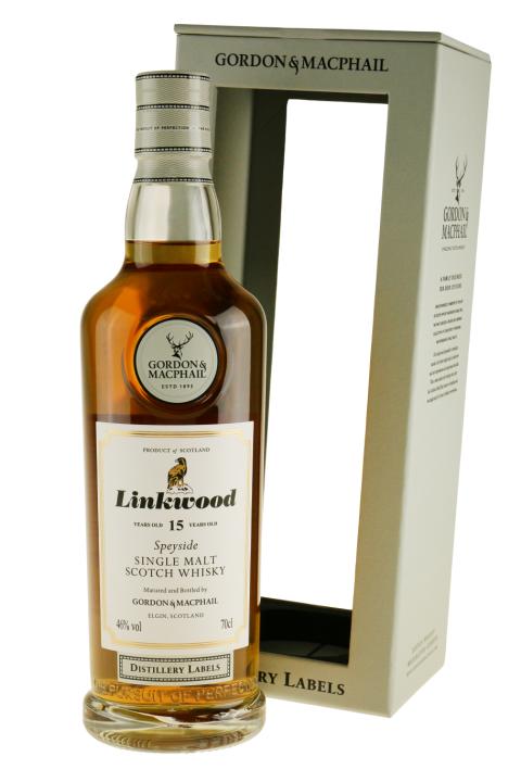Linkwood Distillery Labels 15 Years Whisky - Single Malt