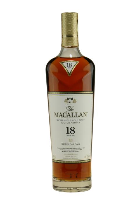 Macallan Sherry Oak Cask 18 Years 2024 Release - Whisky Macallan Sherry Oak Cask 18 Years 2024 Release - Whisky