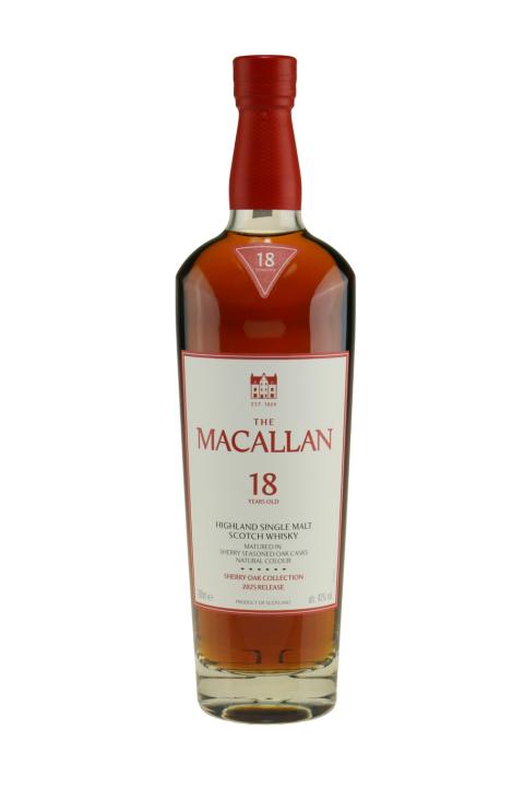 Macallan Sherry Oak Cask 18 Years 2025 Release - Whisky Macallan Sherry Oak Cask 18 Years 2025 Release - Whisky
