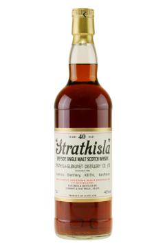 Strathisla Distillery Labels 40 years