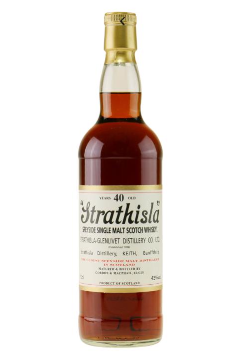 Strathisla Distillery Labels 40 years Whisky - Single Malt