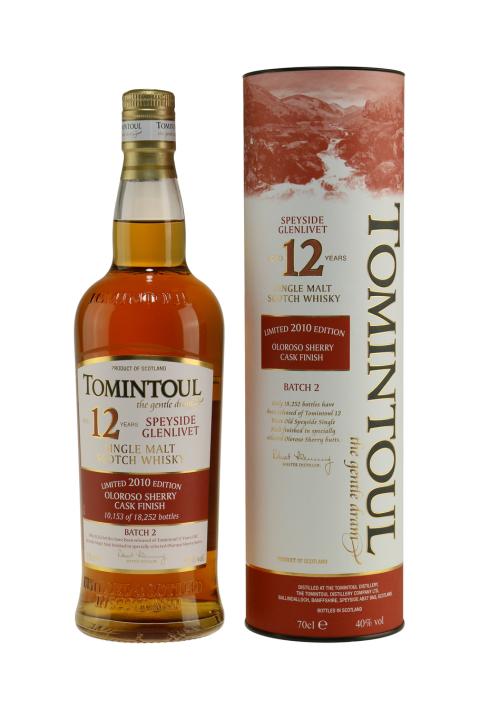 Tomintoul 12 Years Oloroso Sherry Limited Edition Whisky Tomintoul 12 Years Oloroso Sherry Limited Edition Whisky
