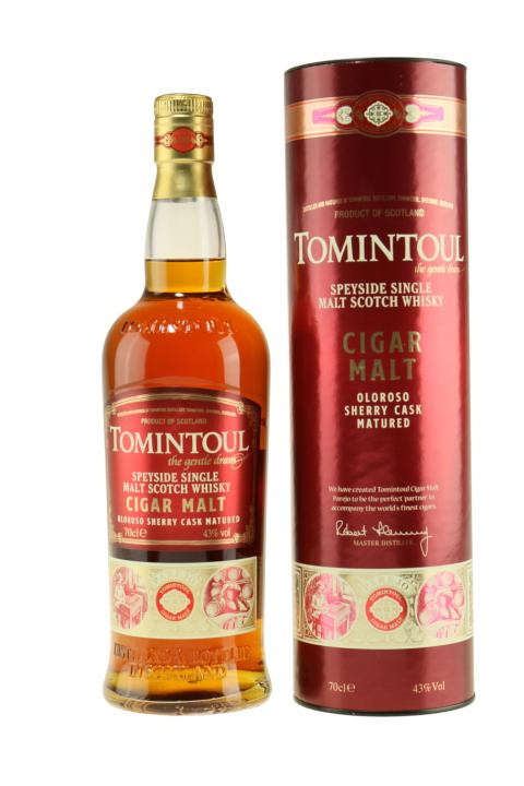 Tomintoul Cigar Malt Oloroso Sherry Cask Matured Whisky Tomintoul Cigar Malt Oloroso Sherry Cask Matured Whisky