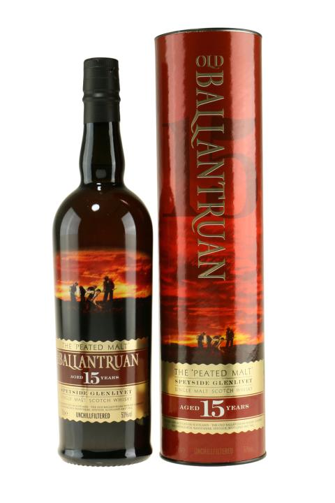 Old Ballantruan 15 Years Peated Highland Malt Whisky Old Ballantruan 15 Years Peated Highland Malt Whisky