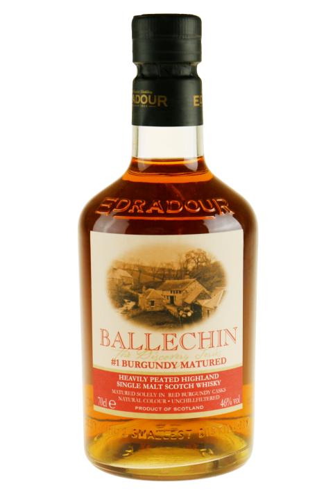 Edradour Ballechin 1 Burgundy Cask Matured Whisky - Single Malt