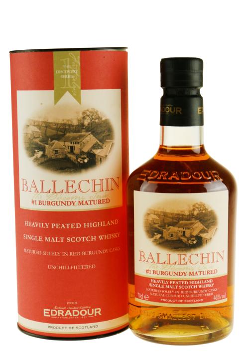 Edradour Ballechin 1 Burgundy Cask Matured Whisky Edradour Ballechin 1 Burgundy Cask Matured Whisky