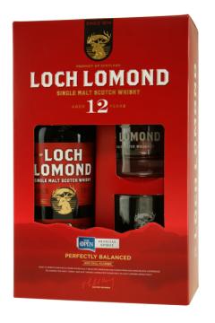 Loch Lomond 12 Years Old Gift Box m. 2 tumblerglas - Whisky - Single Malt