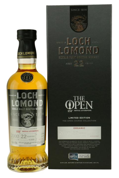 Loch Lomond Open Course Collection 2023 Organic Whisky - Single Malt