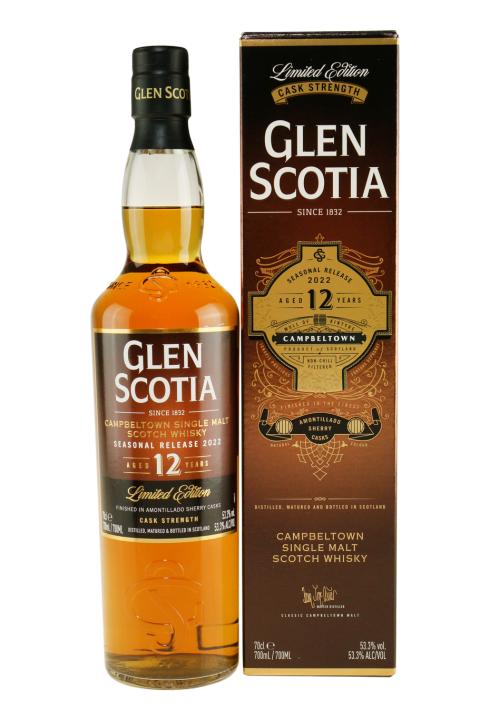 Glen Scotia 12 Years Amontillado Sherry Finish Whisky - Single Malt