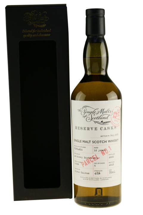 Orkney SMS Reserve Cask Parcel 1 Bottled 2019 Whisky Orkney SMS Reserve Cask Parcel 1 Bottled 2019 Whisky