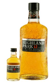 Highland Park 12 years + 1 mini 18 year 5cl - Whisky - Single Malt