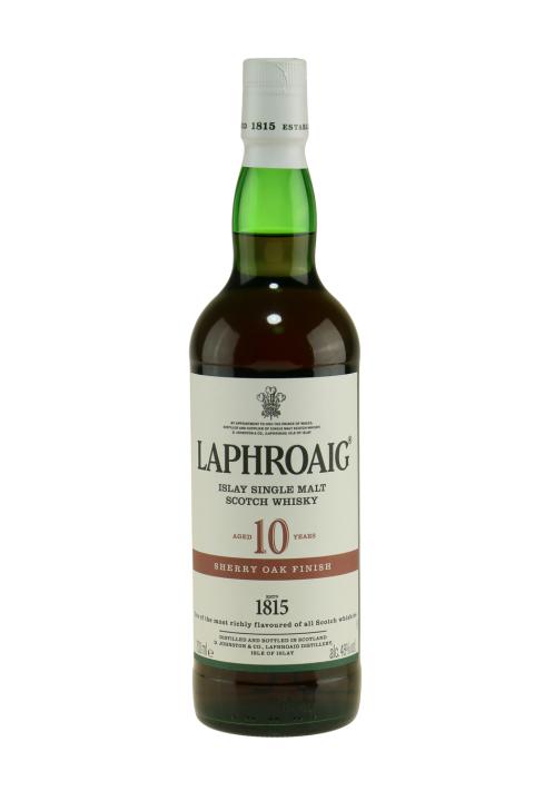 Laphroaig Aged 10 Years Sherry Oak Finish - Whisky Laphroaig Aged 10 Years Sherry Oak Finish - Whisky