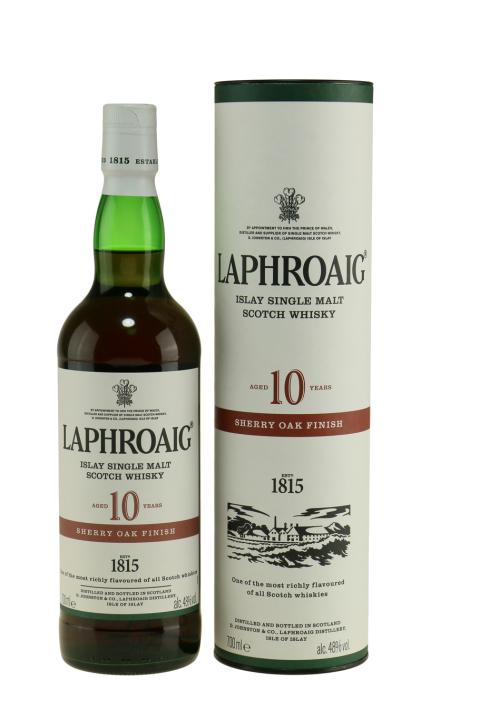 Laphroaig Aged 10 Years Sherry Oak Finish Whisky Laphroaig Aged 10 Years Sherry Oak Finish Whisky