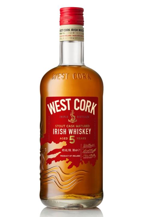 West Cork Stout Cask Matured 5 Years Irish Whiskey - Whiskey West Cork Stout Cask Matured 5 Years Irish Whiskey - Whiskey