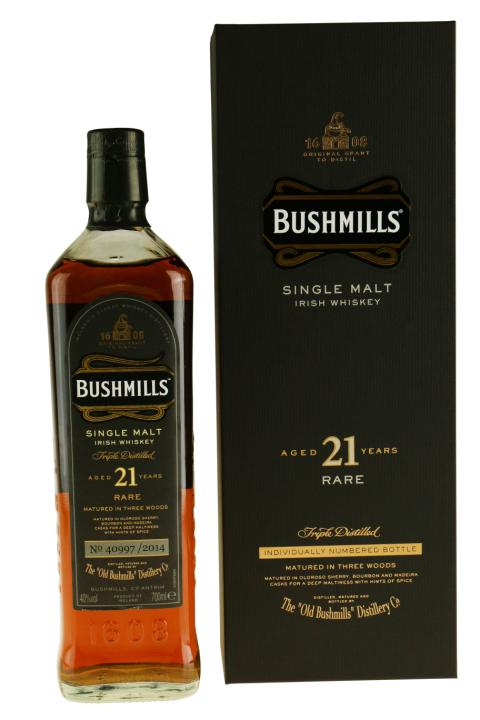 Bushmills 21 years malt Whisky Bushmills 21 years malt Whisky