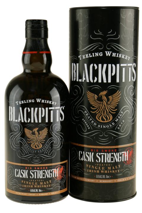 Teeling Blackpitts Big Smoke Cask Strength Whisky Teeling Blackpitts Big Smoke Cask Strength Whisky