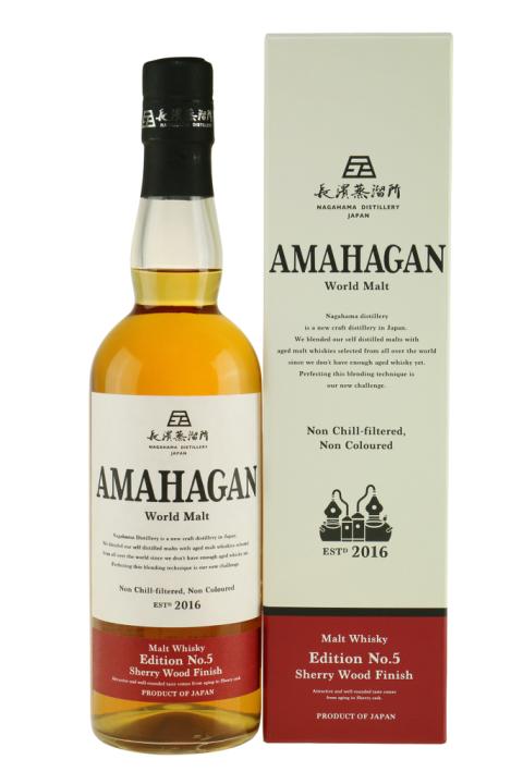 Amahagan World Malt 5ed. Sherry Wood Finish Blended Malt Amahagan World Malt 5ed. Sherry Wood Finish Blended Malt