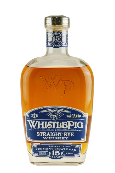 Whistle Pig Estate Oak Rye 15 years - Rye Whiskey Whistle Pig Estate Oak Rye 15 years - Rye Whiskey