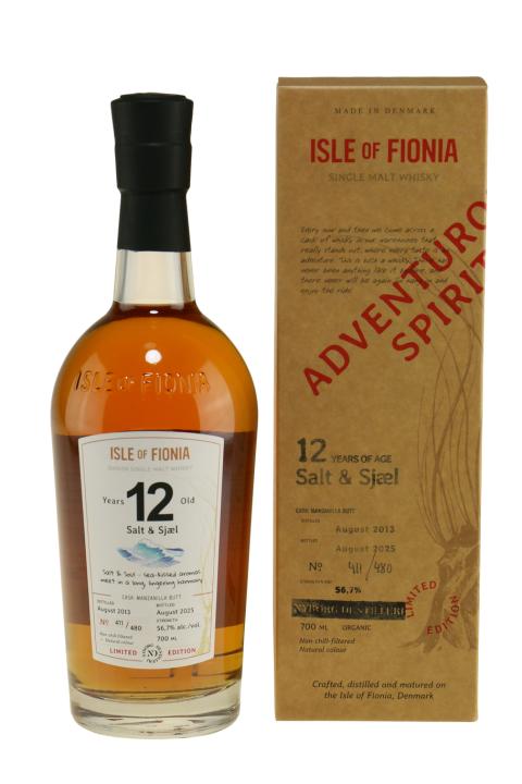 Nyborg Isle of Fionia Single Malt 12 Years Old Salt og Sjæl ØKO Whisky Nyborg Isle of Fionia Single Malt 12 Years Old Salt og Sjæl ØKO Whisky