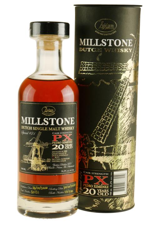Millstone Single Malt Special #21 PX Cask 2020 Whisky Millstone Single Malt Special #21 PX Cask 2020 Whisky