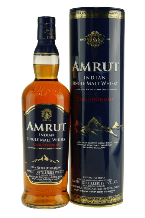 Amrut Indian Single Malt Cask Strength Whisky - Single Malt