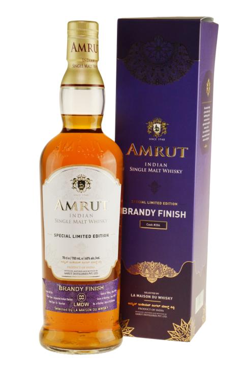 Amrut Brandy Finish cask #204 2021 Whisky Amrut Brandy Finish cask #204 2021 Whisky