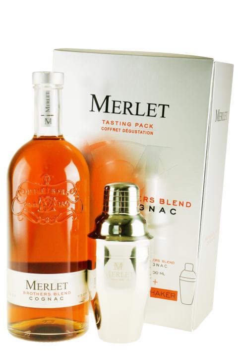 Merlet Cognac Brothers Blend med shaker - Cognac Merlet Cognac Brothers Blend med shaker - Cognac