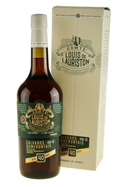 Comte Louis de Lauriston Calvados 40 ans Calvados Comte Louis de Lauriston Calvados 40 ans Calvados