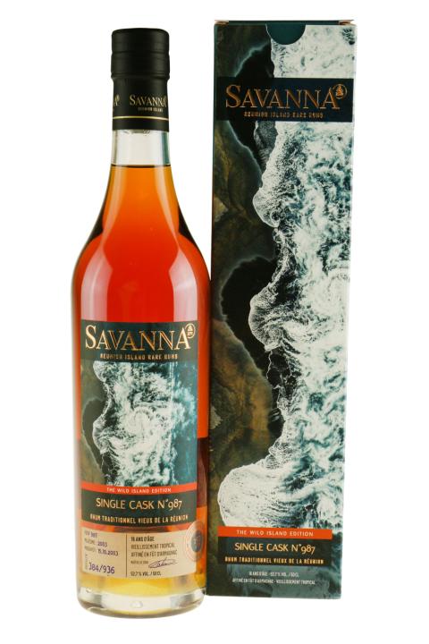 Savanna Wild Island Single Cask No. 987 Rom