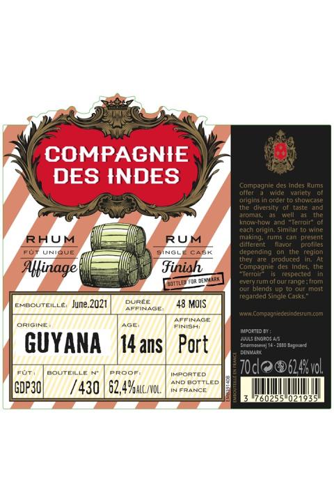 CDI Guyana Porto Cask Finish High Proof Denmark - Rom CDI Guyana Porto Cask Finish High Proof Denmark - Rom