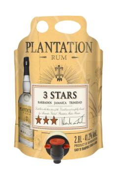 Plantation 3 Stars White Rum ECO Pouch - Rom