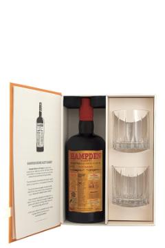 Hampden Estate HLCF Overproof Gaveæske med 2 Glas