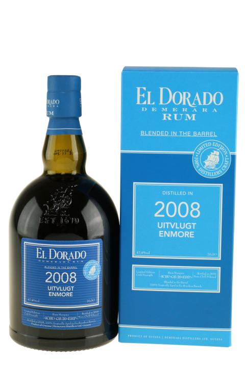 El Dorado Uitvlugt Enmore 2008 bottled 2019 Rom El Dorado Uitvlugt Enmore 2008 bottled 2019 Rom