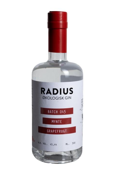 Radius Gin 045 Mynte Grapefrugt ØKO Gin