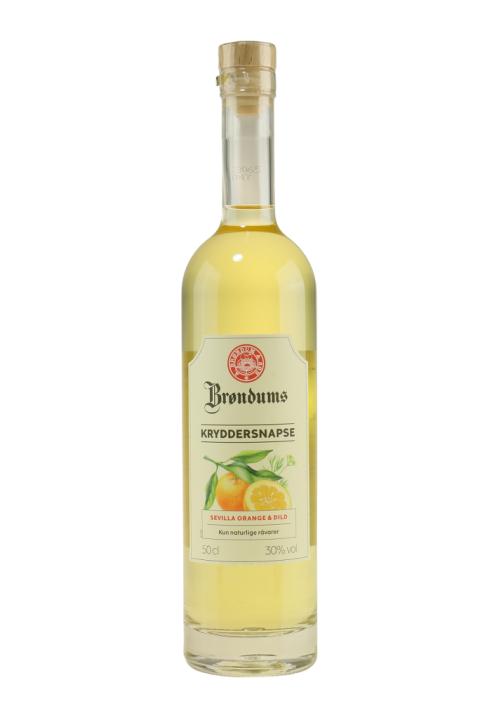 Brøndums Kryddersnapse Sevilla Orange & Dild - Snaps/Akvavit Brøndums Kryddersnapse Sevilla Orange & Dild - Snaps/Akvavit