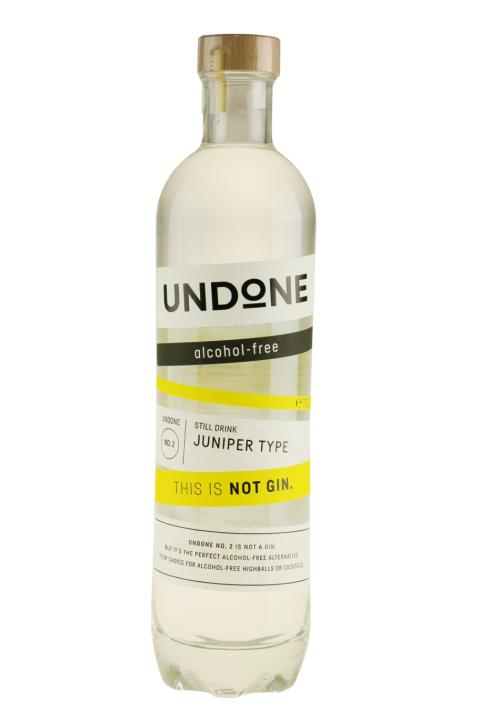 Undone No 2 London Dry Juniper Not Gin Alkoholfri - Alkoholfri Spiritus Undone No 2 London Dry Juniper Not Gin Alkoholfri - Alkoholfri Spiritus