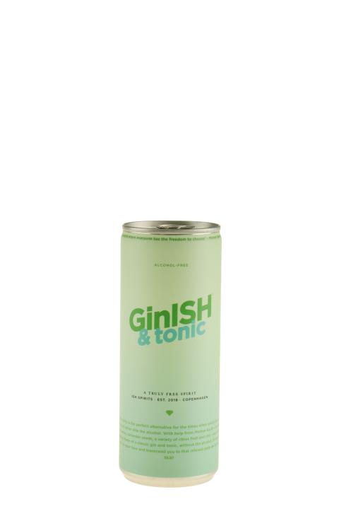 ISH Gin & Tonic  Dåse Alkoholfri  Alkoholfri Spiritus
