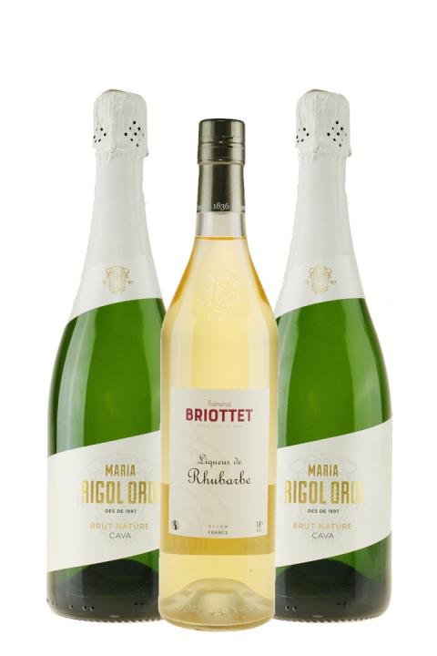 Rhubarb Royale-Pakken Cocktailpakke Rhubarb Royale-Pakken Cocktailpakke